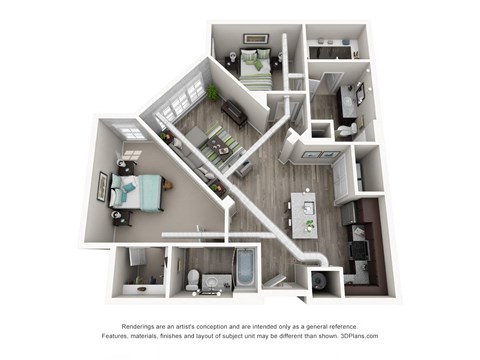 1233 N EDDY STREET SUITE 106 Studio Apartment for Rent - Photo Gallery 13